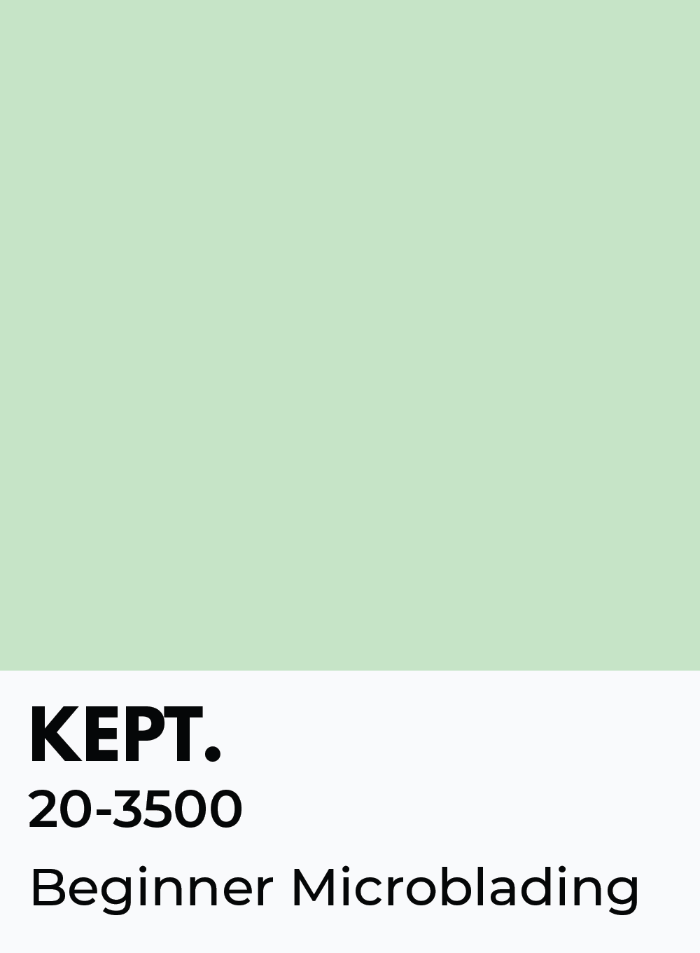 Everlasting Brows Beginner Microblading Certification